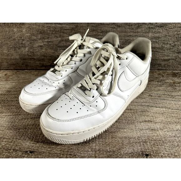 Nike Other - Nike Air Force One ‘07 Size 13 White Casual Sneaker Shoe Pre-Owned Cw2288-111